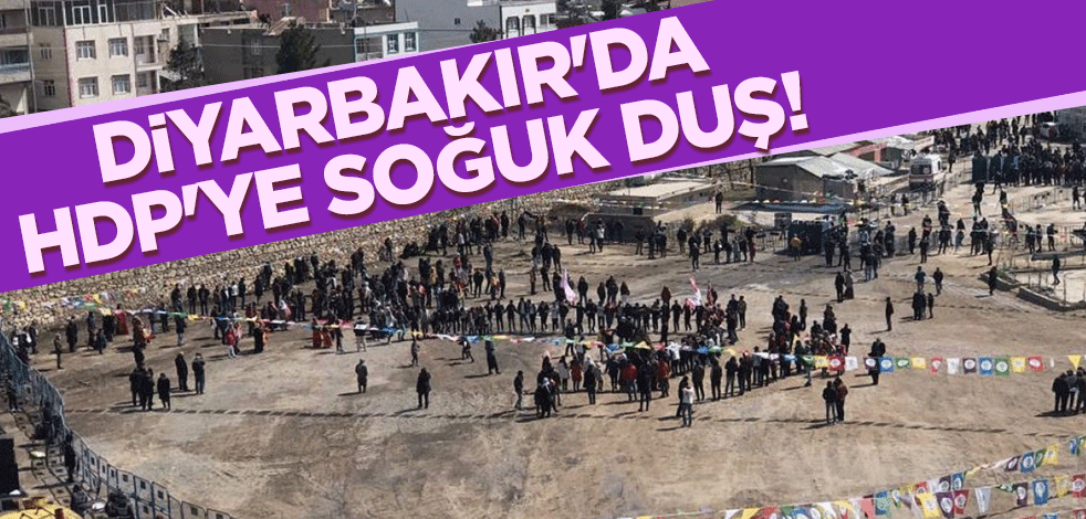 Diyarbakır'da HDP'ye soğuk duş!