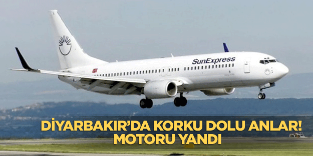 Diyarbakır'da korku dolu anlar! Motoru yandı