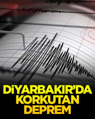 Diyarbakır’da korkutan deprem