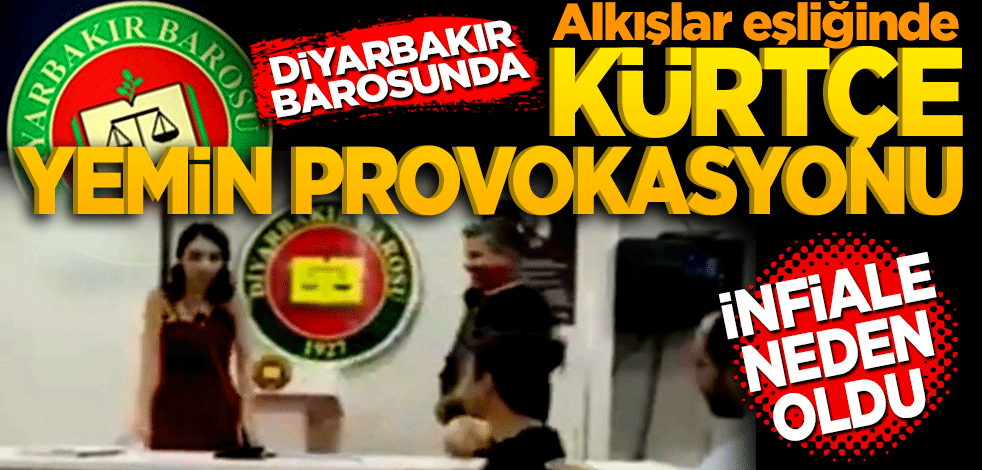 Diyarbakır'da Kürtçe yemin provokasyonu! İnfiale neden oldu