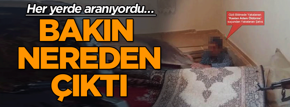 Diyarbakır'da operasyon: Gizli bölmede yakalandı!