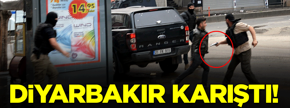Terör yandaşları Diyarbakır'ı karıştırdı!
