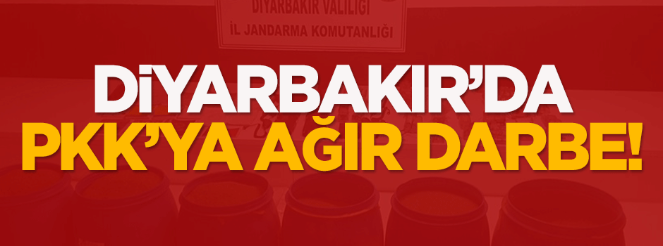 Diyarbakır'da PKK'ya ağır darbe!