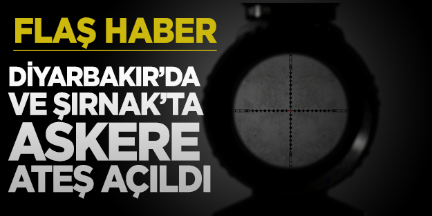 Diyarbakır ve Şırnak'ta askere ateş açıldı