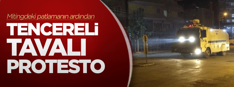 Diyarbakır'da tencereli tavalı protesto