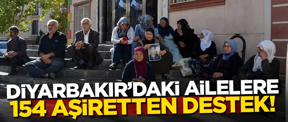 Diyarbakır'daki ailelere 154 aşiretten destek!