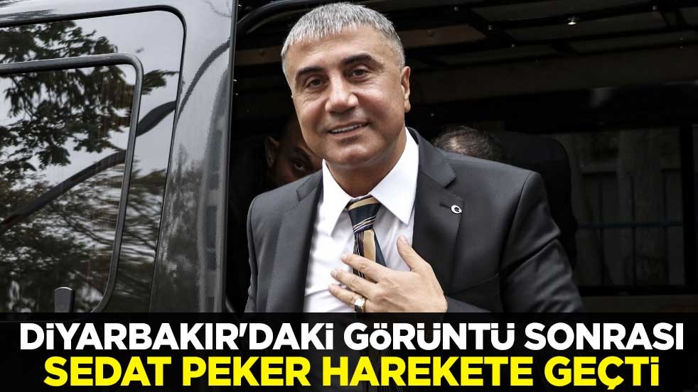 Diyarbakır'daki görüntü sonrası Sedat Peker harekete geçti