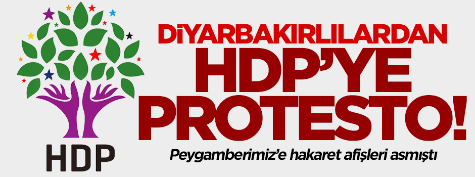 Diyarbakırlılar HDP’yi protesto etti!
