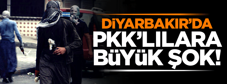 Diyarbakırlılar PKK'ya isyan etti! Hendek kazdırmadılar