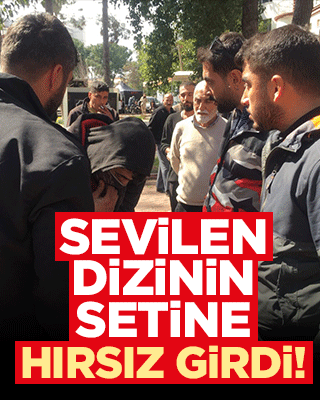Dizi setine giren hırsızı set görevlileri yakaladı!