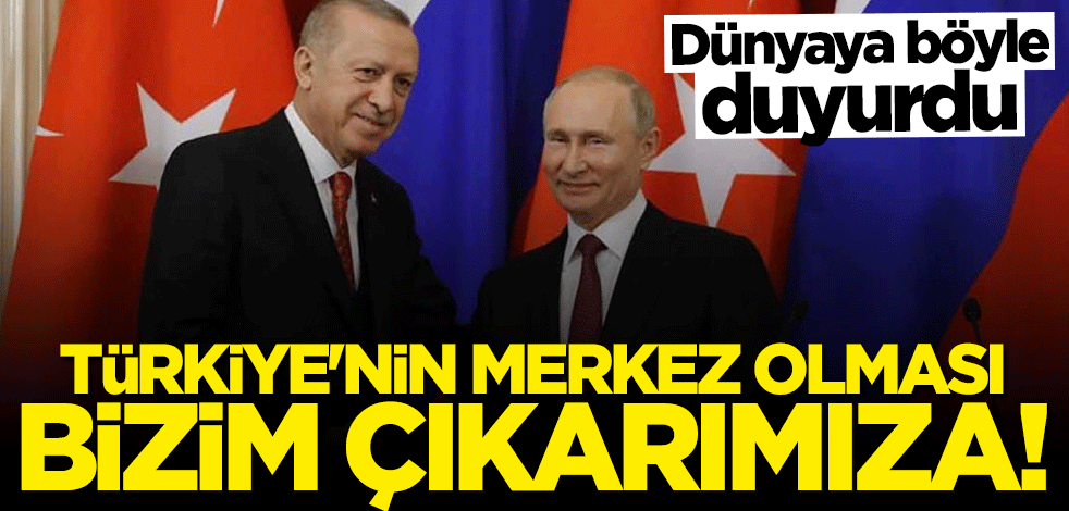 Dmitriy Peskov: Türkiye'nin merkez olması Rusya'nın çıkarına