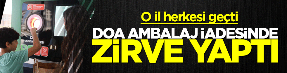 DOA sisteminde zirve: O il herkesi geçti