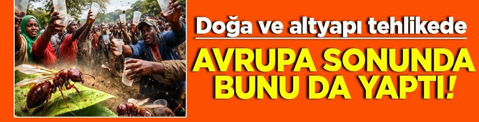 Doğa ve altyapı tehlikede Avrupa sonunda bunu da yaptı
