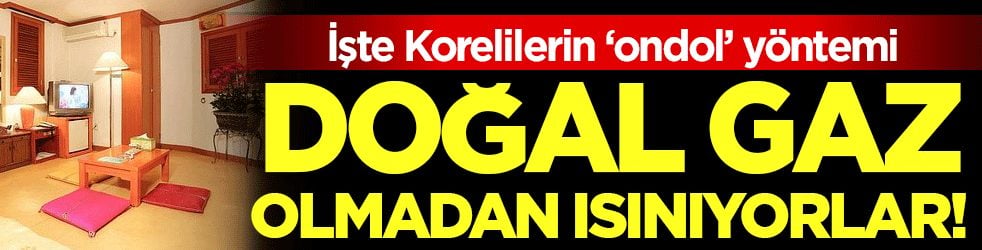 Doğal gaza ihtiyaç duymuyorlar: İşte Korelilerin ısınmak için kullandığı 'ondol' geleneği