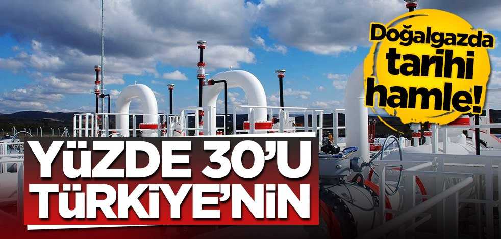 Doğalgazda tarihi hamle! Yüzde 30'u Türkiye'nin