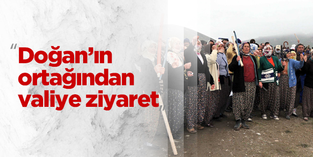 Doğan’ın ortağından valiye ziyaret