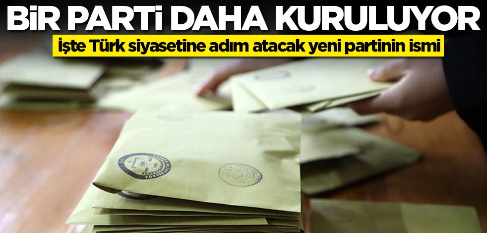 Doğru Partisi kuruluyor! İşte partinin genel başkanı