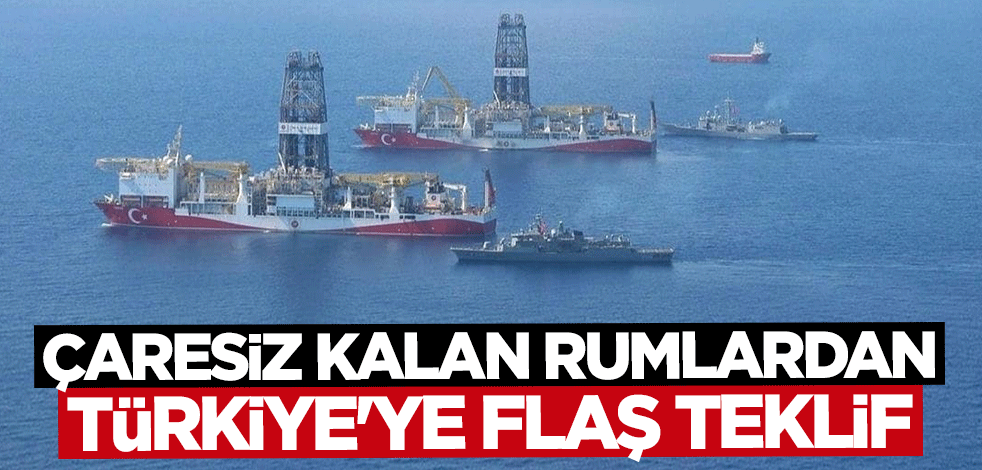 Doğu Akdeniz'de çaresiz kalan Rumlar Türkiye'ye gaz gelirlerinden pay teklif etti