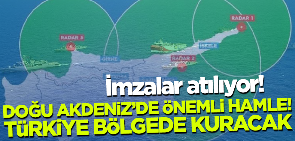 Doğu Akdeniz'de önemli hamle: Türkiye bölgede kuracak! İmzalar atılıyor