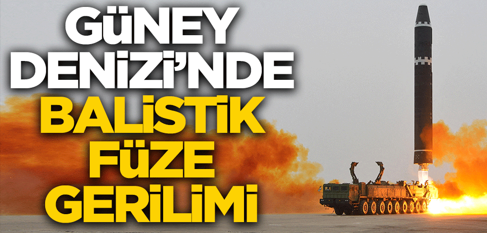 Doğu Denizi'nde balistik füze gerilimi