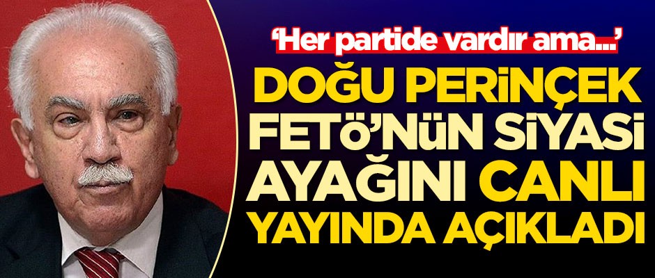 Doğu Perinçek FETÖ'nün siyasi ayağını açıkladı: Her partide vardır ama...