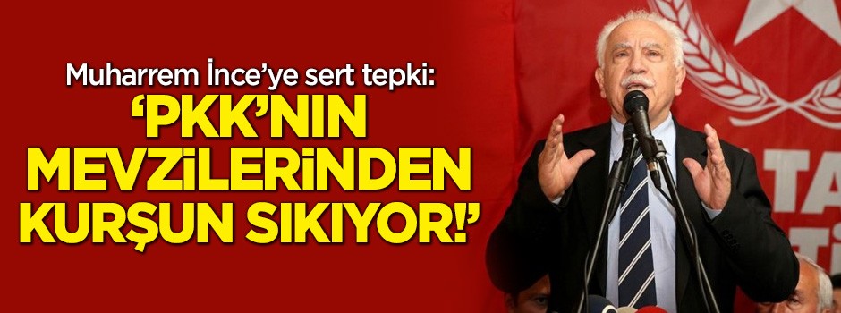 Doğu Perinçek: İnce PKK’nın mevzilerinden kurşun sıkıyor