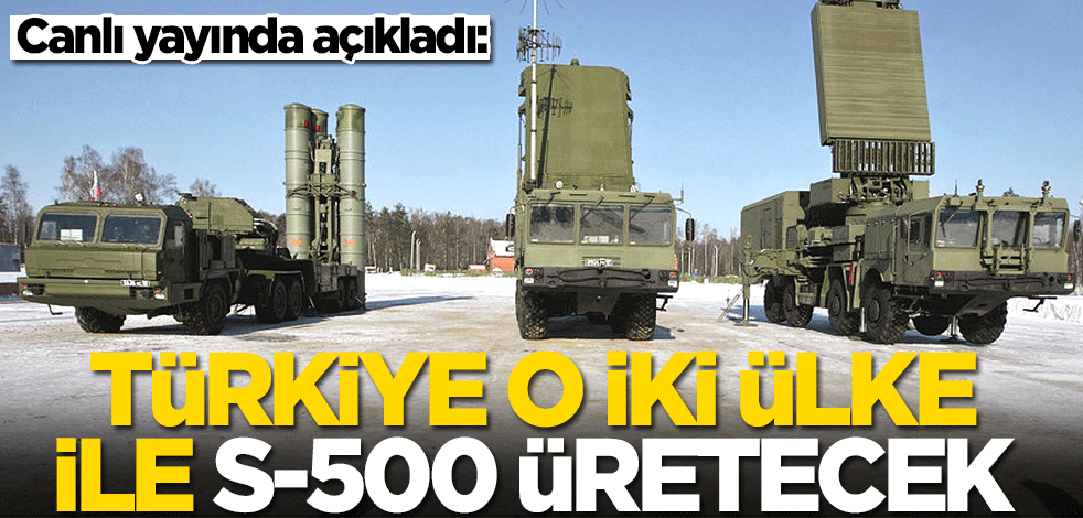 Doğu Perinçek: Türkiye, iki ülke ile S-500 üretecek