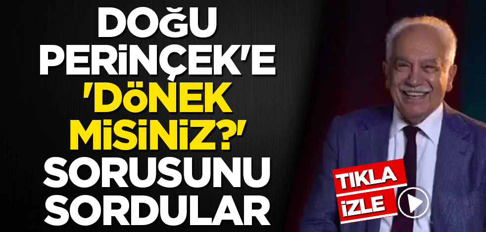 Doğu Perinçek'e 'Dönek misiniz?' diye sordular