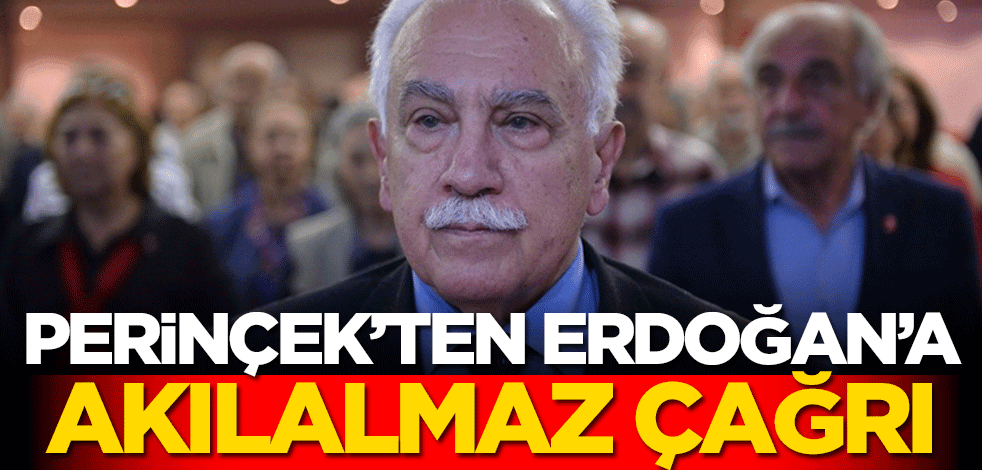 Doğu Perinçek'ten Başkan Erdoğan'a akılalmaz çağrı