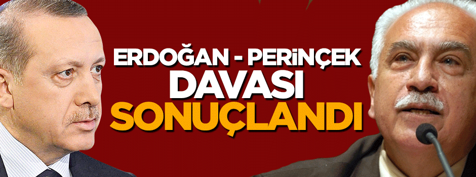 Doğu Perinçek'ten Cumhurbaşkanı Erdoğan'a tazminat