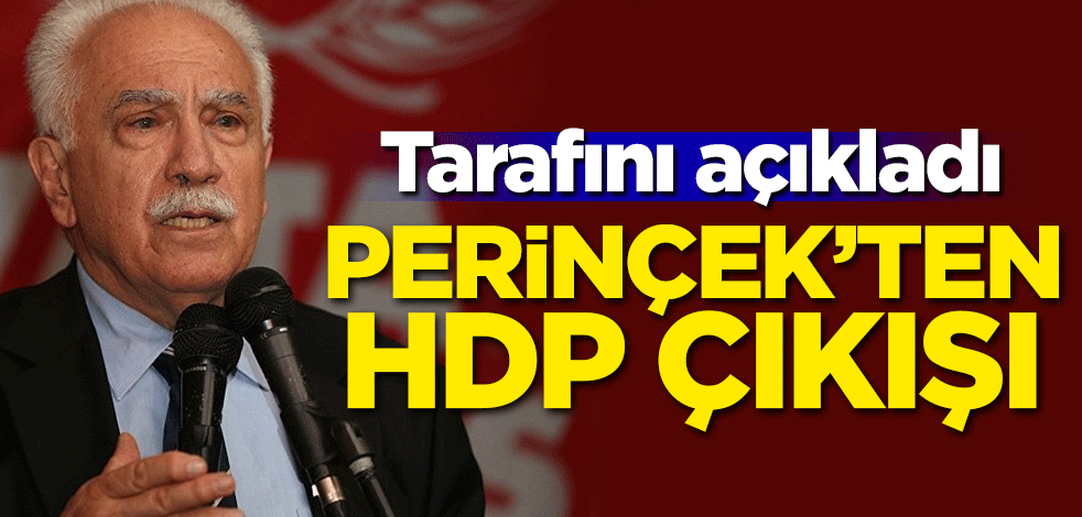 Doğu Perinçek'ten HDP çıkışı! Tarafını açıkladı