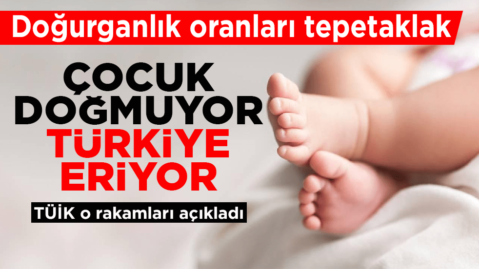 Doğurganlık oranları tepetaklak! Çocuk doğmuyor Türkiye eriyor