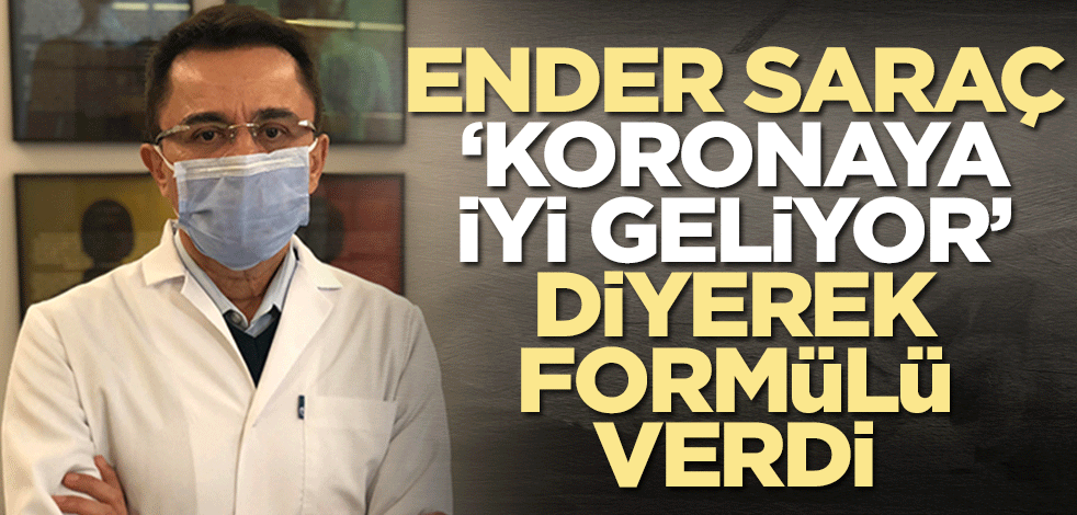 Doktor Ender Saraç: Bu çay koronavirüse iyi geliyor