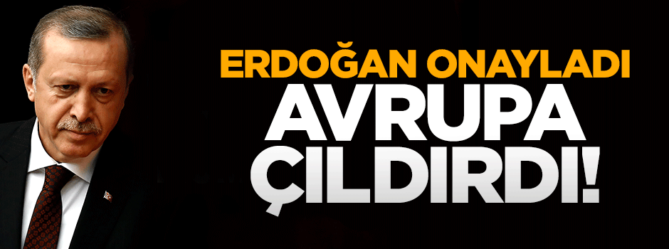Dokunulmazlık zırhı kaldırıldı, Avrupa çıldırdı