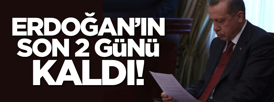 Dokunulmazlıklar için son 2 gün