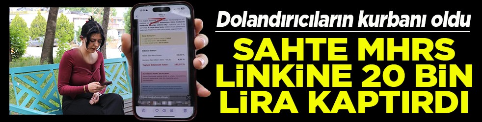 Dolandırıcıların kurbanı oldu Sahte MHRS randevu linkine 20 bin kaptırdı