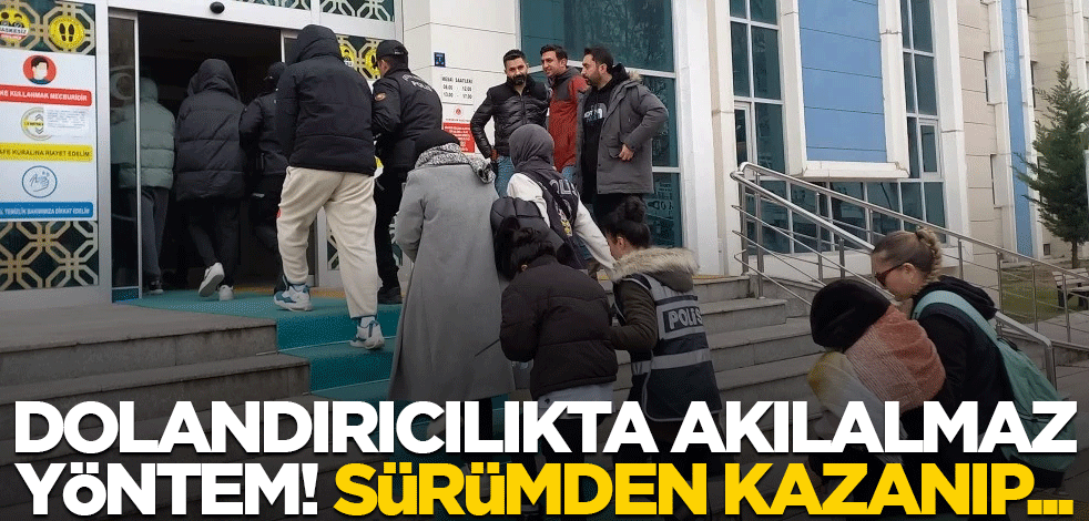 Dolandırıcılıkta akılalmaz yöntem! Sürümden kazanıp...