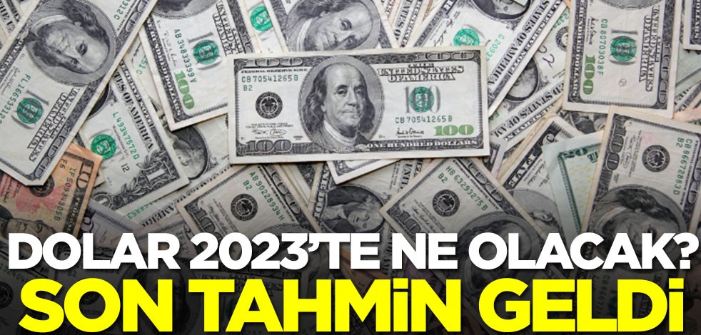 Dolar 2023'te ne olacak? Son tahminlerini resmen açıkladılar