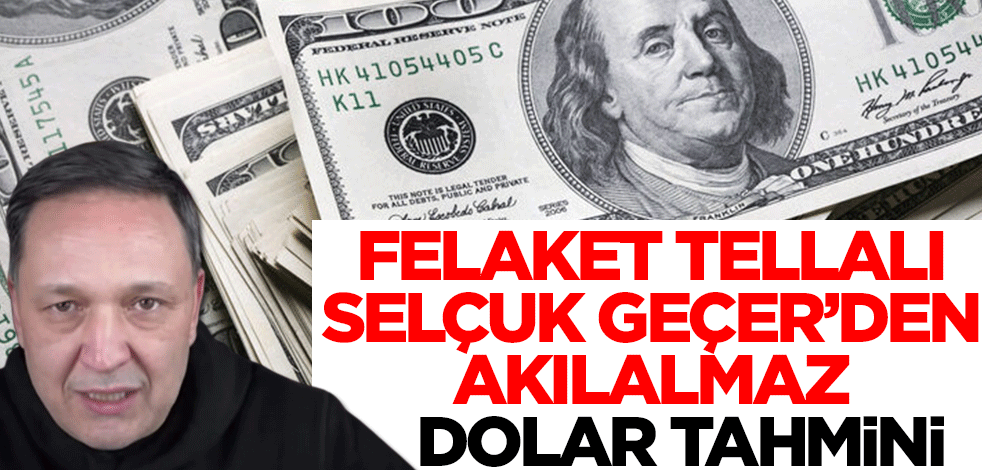 'Dolar 30 lira olacak' deyip patlamıştı! Felaket tellalı Selçuk Geçer'den akılalmaz yeni dolar tahmini