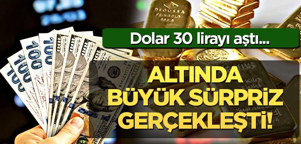 Dolar 30 lirayı aşarken altının kilogramı 2 milyon 43.950 lira! Altın fiyatları: Gram, çeyrek, yarım, tam altın ne kadar?