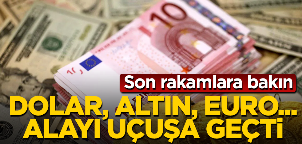 Dolar, altın, euro... Alayı uçuşa geçti! Son rakamlara bakın