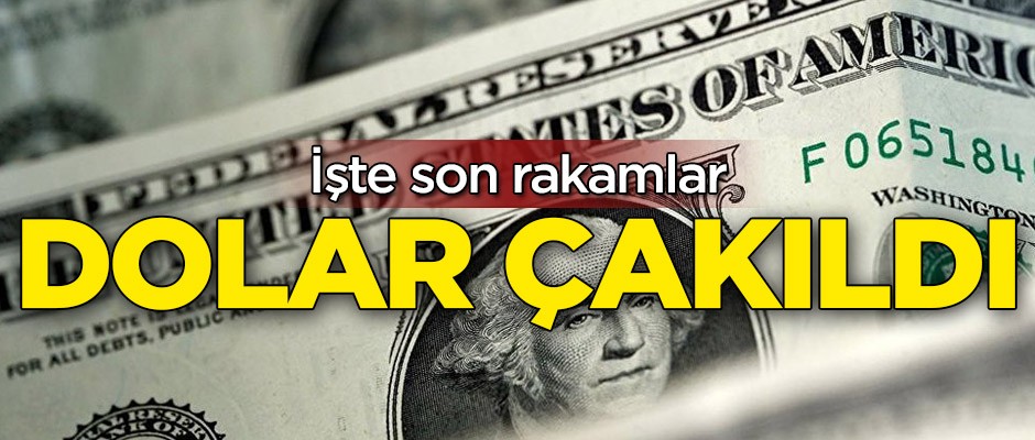 Dolar çakıldı! İşte son rakamlar