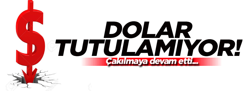 Dolar düşüşünü sürdürüyor