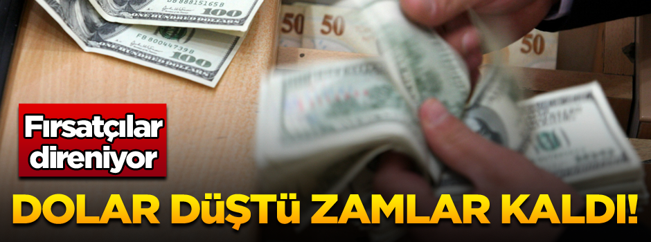 Dolar düştü zamlar kaldı! Fırsatçı direniyor