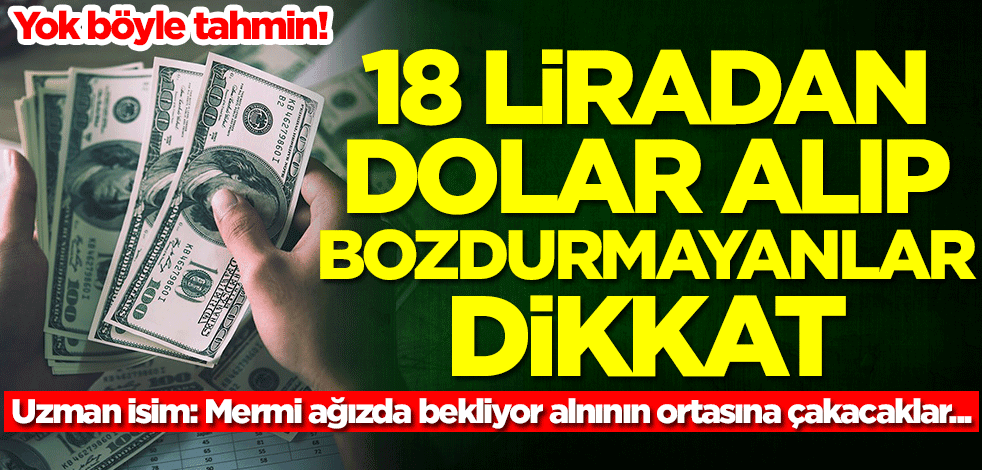 Dolar için son çağrı bomba! İslam Memiş, 18 liradan dolar alıp zarar edenleri uyardı: Zararınızı karşılamak için bunu yapın