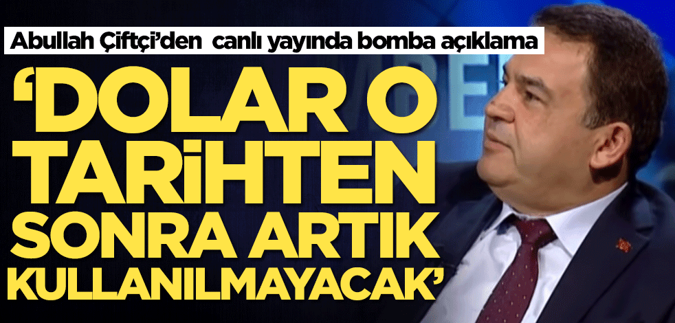 Dolar ile ilgili Abdullah Çiftçi'den canlı yayında olay açıklama: O tarihten sonra artık dolar kullanılmayacak