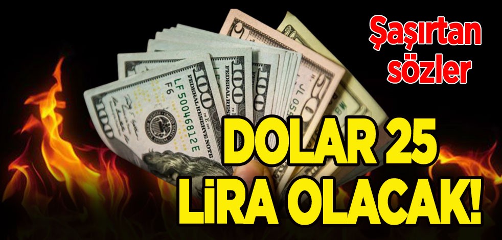 Dolar kuru için 25 lira açıklaması: Bu olursa patlayabilir! Açık açık çıkacağını duyurdu! Tahmini