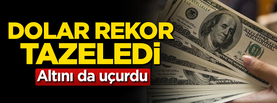 Dolar rekor tazeledi!