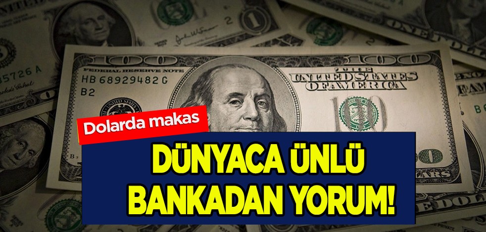 Dolar sorununa karşı Goldman Sachs’tan dolar yorumu! Dolarda makas yeniden yüzde 5’in üzerinde