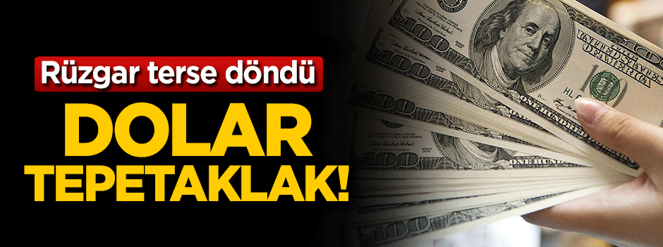 Dolar tepetaklak! Yeni güne yine düşüşle başladı